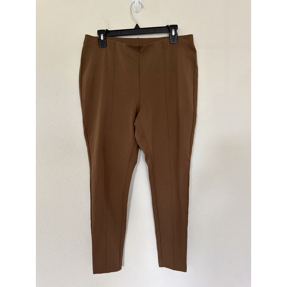 J. Jill Women’s Ponte Leggings Trousers Size L Petite Twee Comfort Workwear